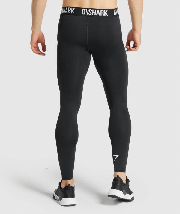 Panske Legíny Gymshark Element Baselayer Čierne | SC2351974